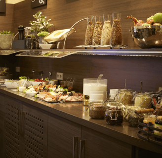 Frühstück in einem Hotel in München