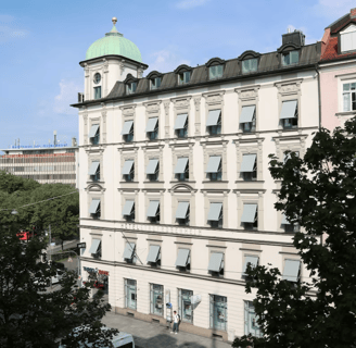 Außenansicht von einem Hotel in München