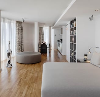 Hotelzimmer im Mandala Hotel in Berlin