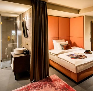 Hotel Zimmer in einem Hotel in München