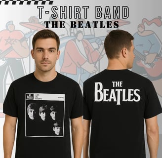 Kaos Pria Band The Beatles