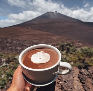 photo of mug with hot choco