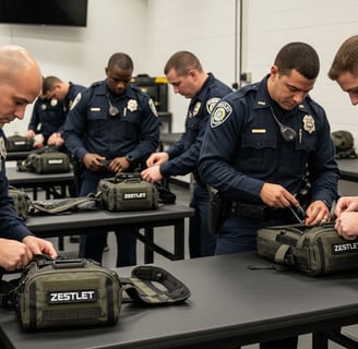 Custom gear simplifies training by ensuring every team member’s equipment is consistent in design and functionality.