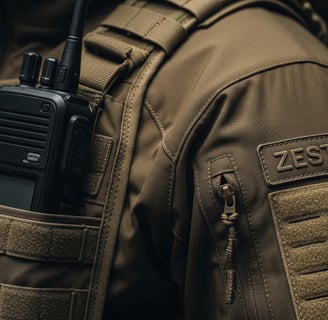 Custom tactical gear allows integration of the latest protection technologies