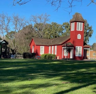 Ballard Schoolhouse, the oldest public school in Santa Barbara County, still serving students today.