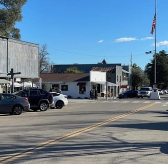 Street view of downtown Los Olivos, California – trusted local expert for buying, selling
