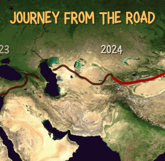 ruta de españa a china que ha recorrido una mujer en bicicleta