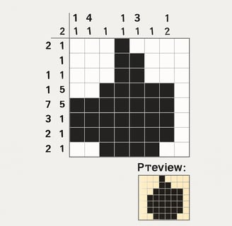 Nanogram Puzzle Thumbs up 