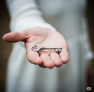 Te doy una llave, solo tu puedes abrir tu puerta a una nueva vida más satisfactoria y feliz