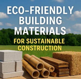 Eco-Friendly Building Materials for Sustainable Construction