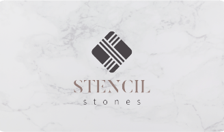 Stencil Stones, marble brand logo