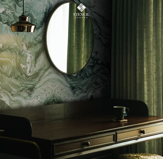Verde Lapponia Marble mockup