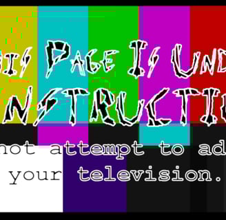 page under contstruction, don't attempt to adjust your television, TV joke, TV trope, cute, cable