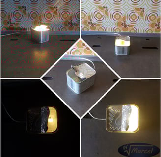 DIY luminaire conserve par Ludovic Laignel