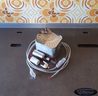 DIY luminaire préparation du matériel
