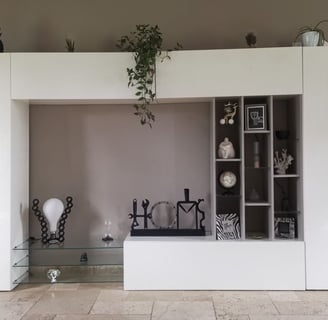Lettrage home et luminaire By e Marcel