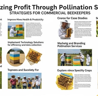 Maximizing Profit Through Pollination Services: Strategies for Commercial Beekeepers