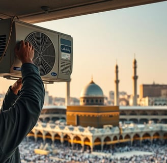 أسعار تركيب وتصليح المكيفات بمكة