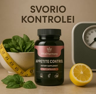 apildai, skirti svorio kontrolei ir medžiagų apykaitos gerinimui, palaikant sveiką organizmo formą.
