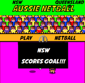Score goals in this free netball video game