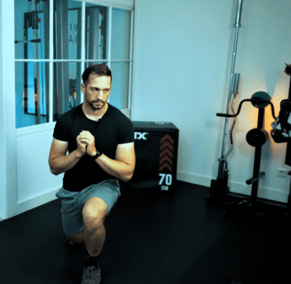 Beenspieren trainen met behulp van Youtube video