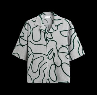 Line on white shirt