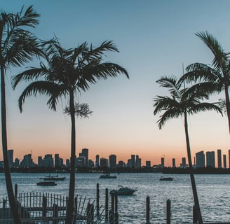 Miami Beach in Florida