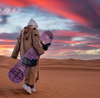 Dubai Sandboarding, featured on MyTripJunction.com travel blog.