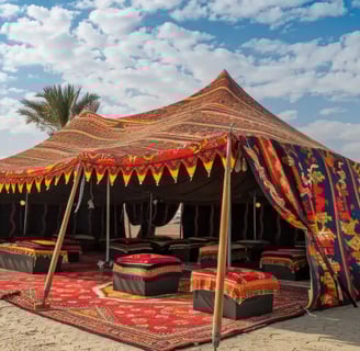 Dubai Bedouin camps, featured on MyTripJunction.com travel blog.