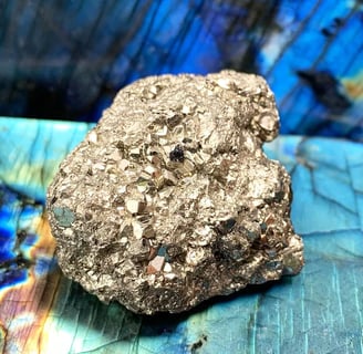 Pyrite rough form crystal to attract money