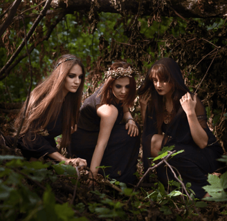 Green witches in nature