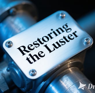 a metal pipe with a sign stating that it is a lister