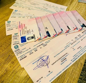 Italian driving license, patente di guida italiana
