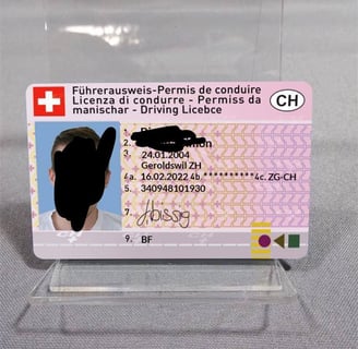 permis de conduire suisse, Schweizer Führerschein, drive licence 