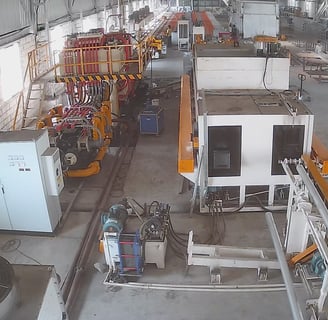 View of Our machinery for extrusion of profiles - jk aluminium nanded