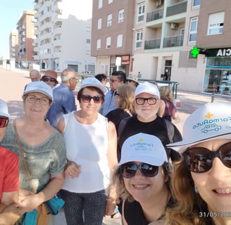 protegidos del sol empieza la marcha