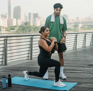 "O bem-estar é um equilíbrio entre mente e corpo. Nutrição, atividade física, sono de qualidade e au