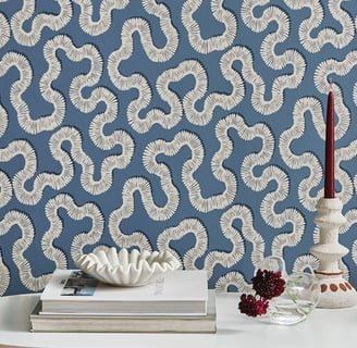 papier peint romo kezia boathouse bleu