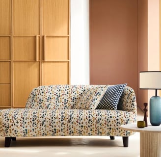 Tissu Camengo Terrazzo multicolore