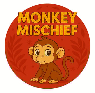 Monkey Mischief - cheeky and fun gifts for monkey fans