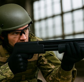 GRUPO FOKKER | Imágen de fuerza de seguridad con arma RCH09