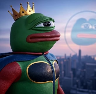 pepe meme created by grok on x