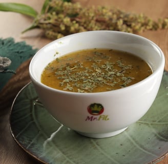 Refeição de caldos e sopas