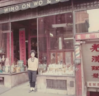Boutique de Wing On Wo en 1965