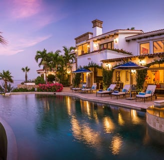 Luxury villa and pool