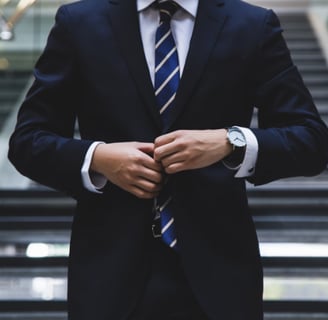 man body with suit