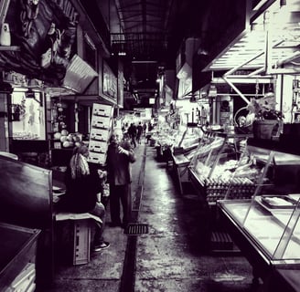 Night Market in Greece