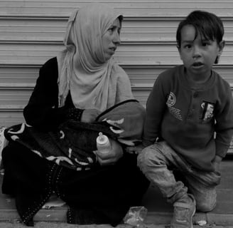 Istanbul Mom and son