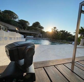 location éclairage Saint-Tropez