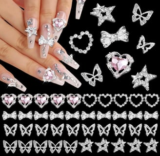 3D nail charms
